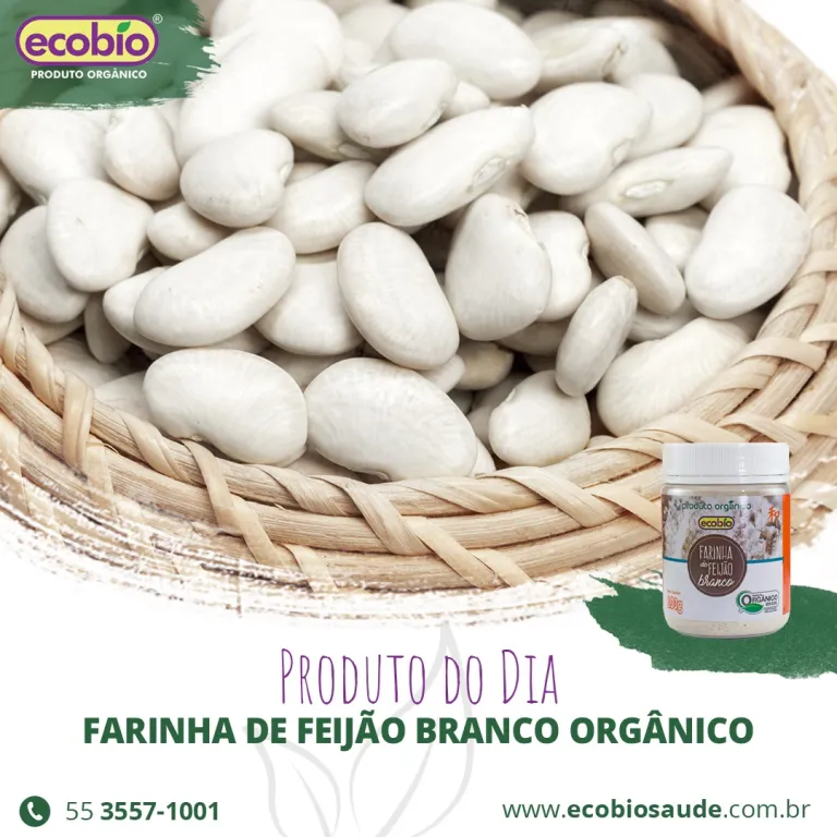 Farinha de Feijão Branco Orgânico